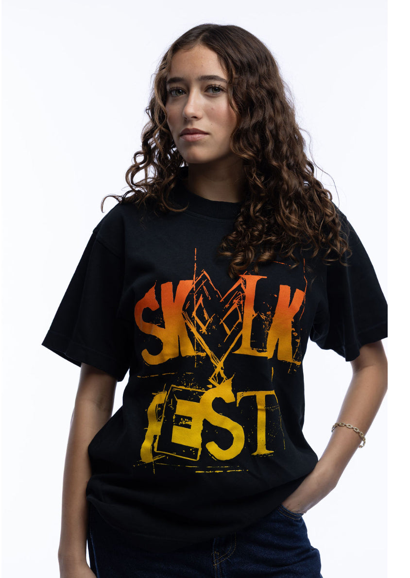 SKVLK GRUNGE COLOR GRAPHIC T-SHIRT